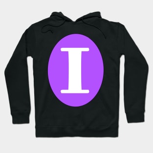 Capital lettering monogram personalized letter i Hoodie